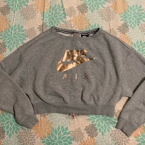 Nike cropped sweatshirt